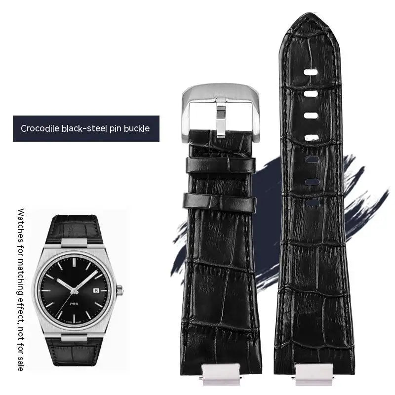 Luxury Genuine Leather Strap for Tissot PRX - With Universal + Butterfly Strap