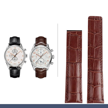 19mm/20mm/22mm Leather Strap for TAG Heuer Carrera
