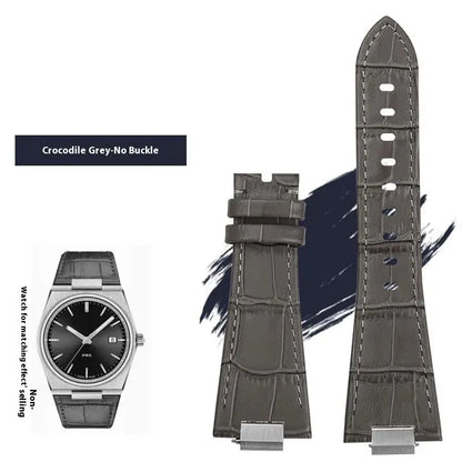 Luxury Genuine Leather Strap for Tissot PRX - With Standard Universal Strap