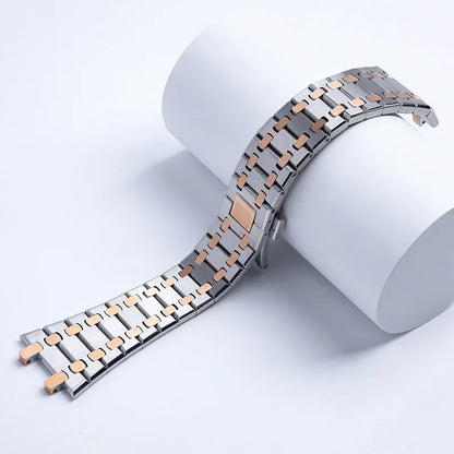 Metal Royal Oak Style Strap for AP - High Quality Butterfly Clasp