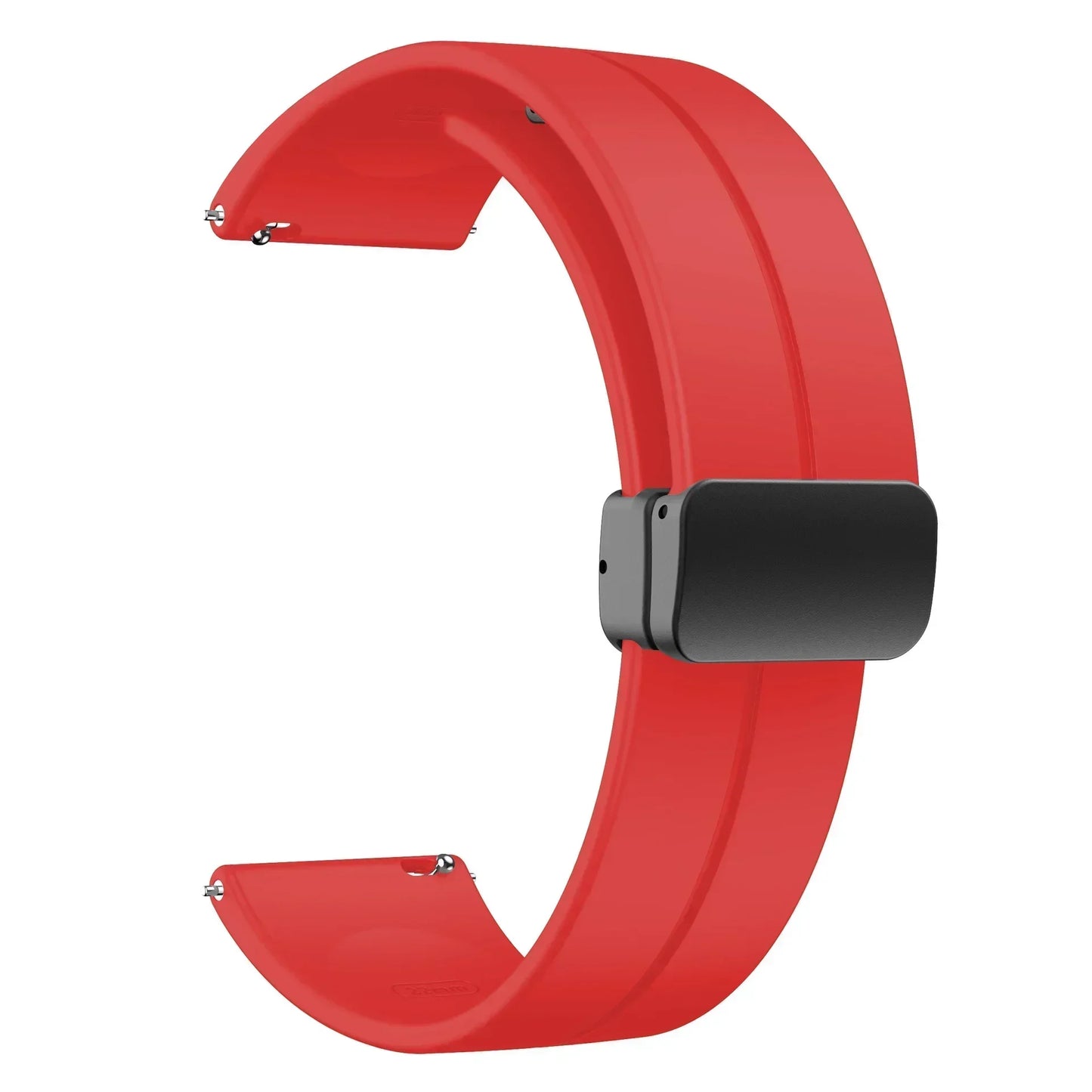 Silicone Rubber Strap for Moonswatch - with Magnetic Buckle