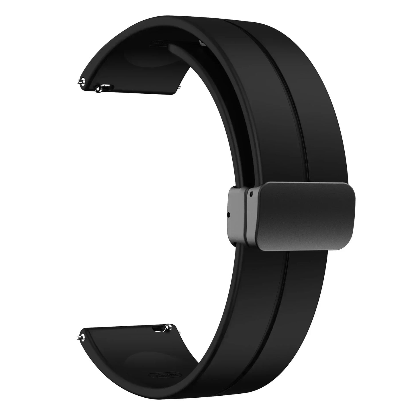 Silicone Rubber Strap for Moonswatch - with Magnetic Buckle