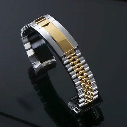 Stainless Steel Two Tone Jubilee Strap