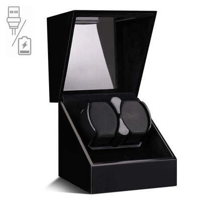 Luxury Solid Wooden Watch Winder & Display Case – High Quality Automatic