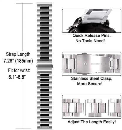 High Quality Metal Watch Strap for Moonswatch - High Quality Butterfly Clasp