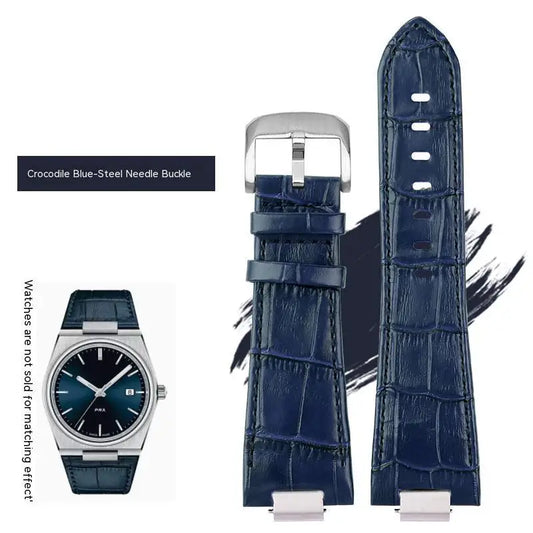 Luxury Genuine Leather Strap for Tissot PRX - With Universal + Butterfly Strap