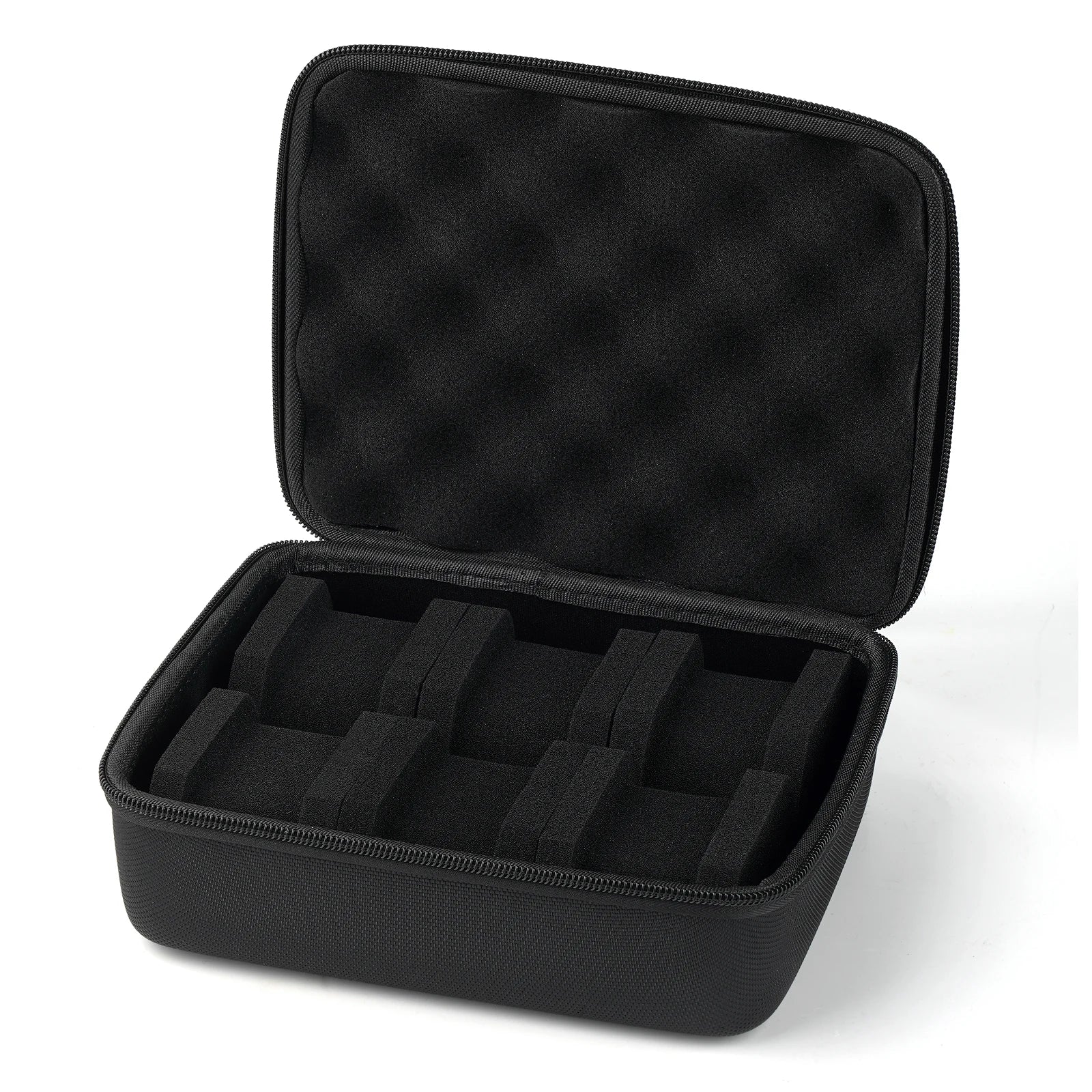 6 Slot Hard Shell Watch Travel & Storage Box – High Quality Durable Nylon