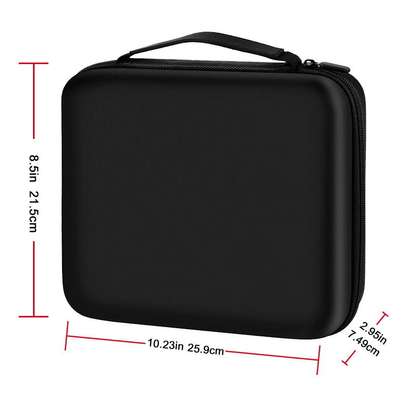 8 Slot Hard Shell Watch Travel & Storage Box – High Quality Durable Nylon