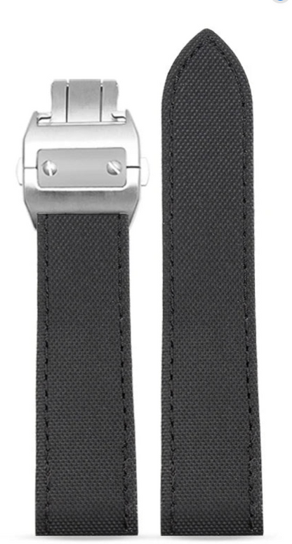 Eclipse Black Nylon Grain Strap