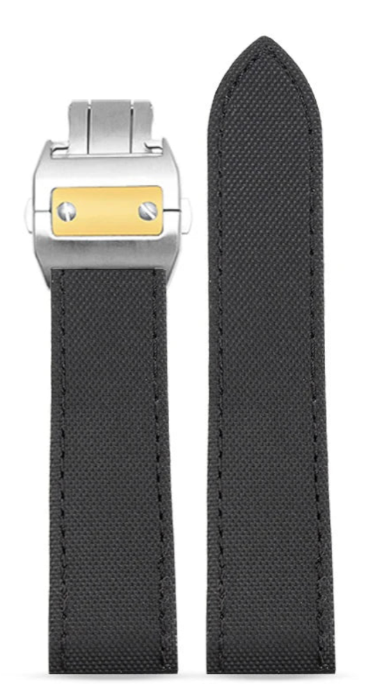Eclipse Black Nylon Grain Strap