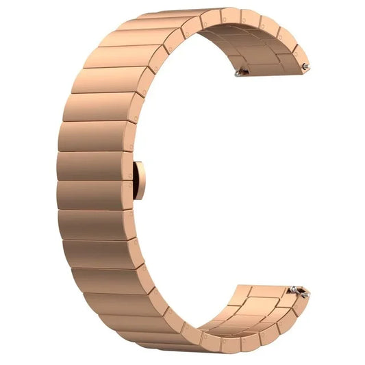 Rose Gold Stainless Steel Strap for Moonswatch – Butterfly Clasp