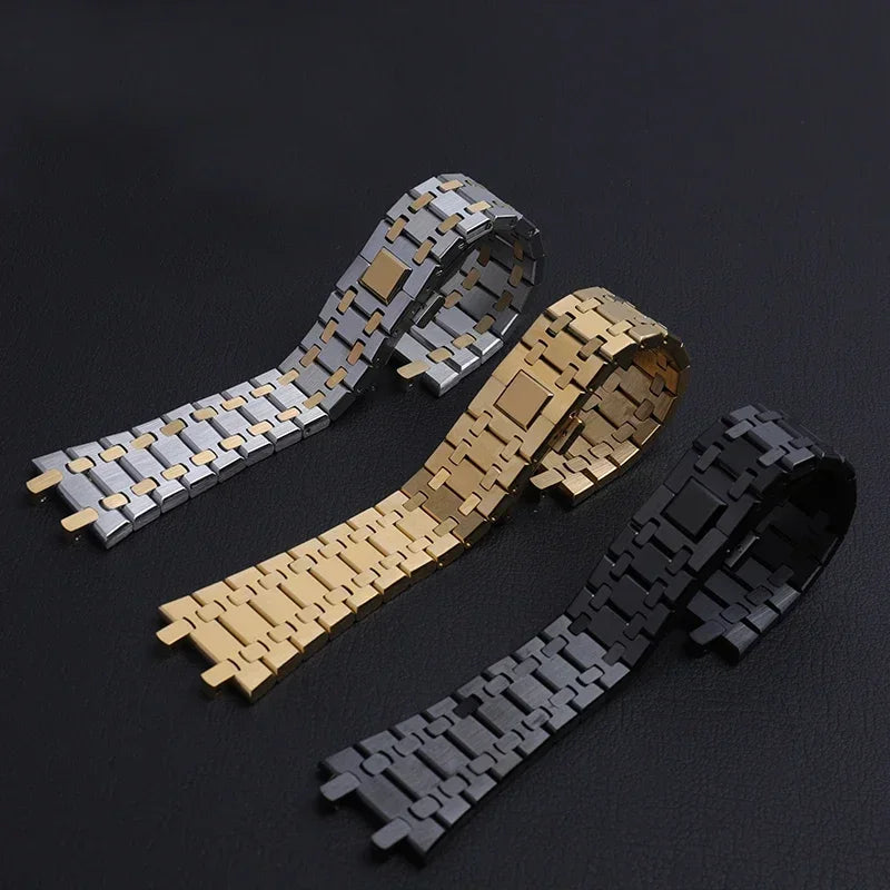 Metal Royal Oak Style Strap for AP - High Quality Butterfly Clasp