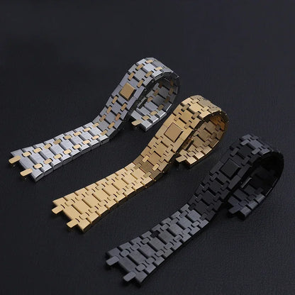 Metal Royal Oak Style Strap for AP - High Quality Butterfly Clasp
