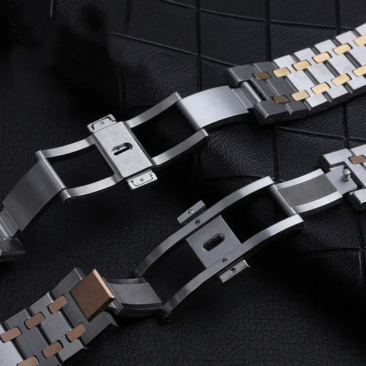 Metal Royal Oak Style Strap for AP - High Quality Butterfly Clasp