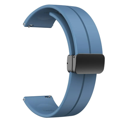 Silicone Rubber Strap for Moonswatch - with Magnetic Buckle