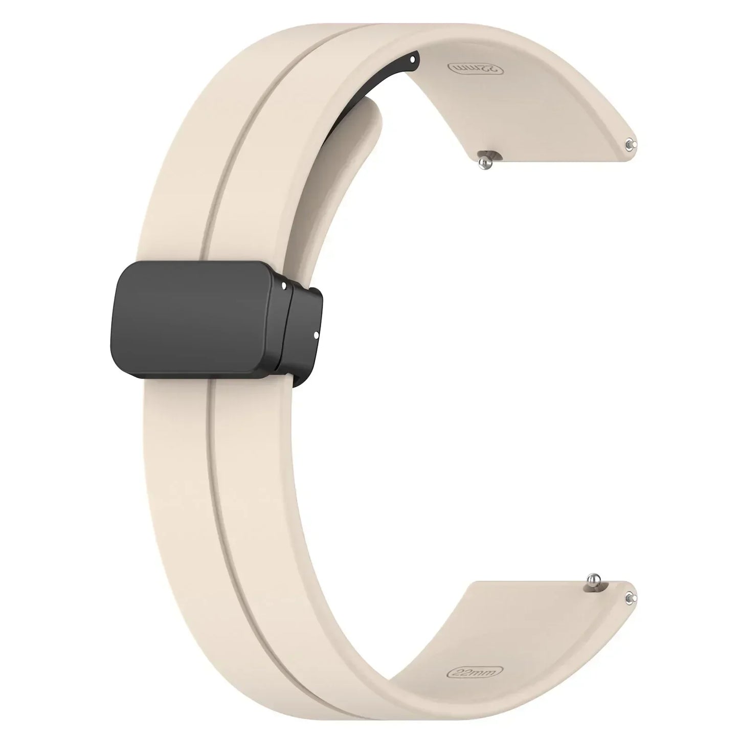 Silicone Rubber Strap for Moonswatch - with Magnetic Buckle