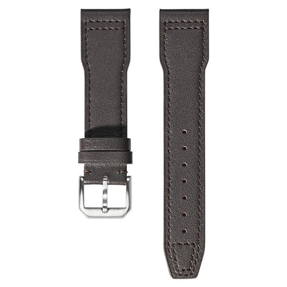 Deep Brown Soft Genuine Leather Pilot Strap