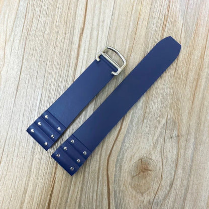 Marine Blue Santos Silicone Strap