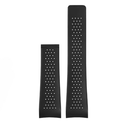 Natural Rubber Watchband For TAG HEUER GRAND CARRERA 22mm 24mm