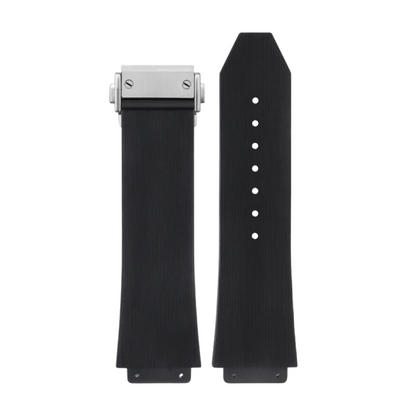 Night Black Silicone Rubber Big Bang Strap