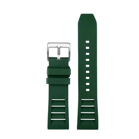 Pitch Green FKM Perforated Rubber Sport Strap