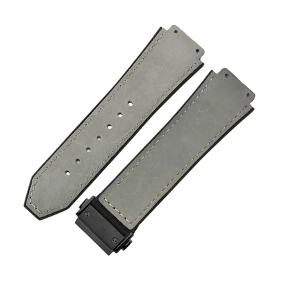 26x19mm Leather Strap for Hublot Classic Fusion Big Bang Army Green