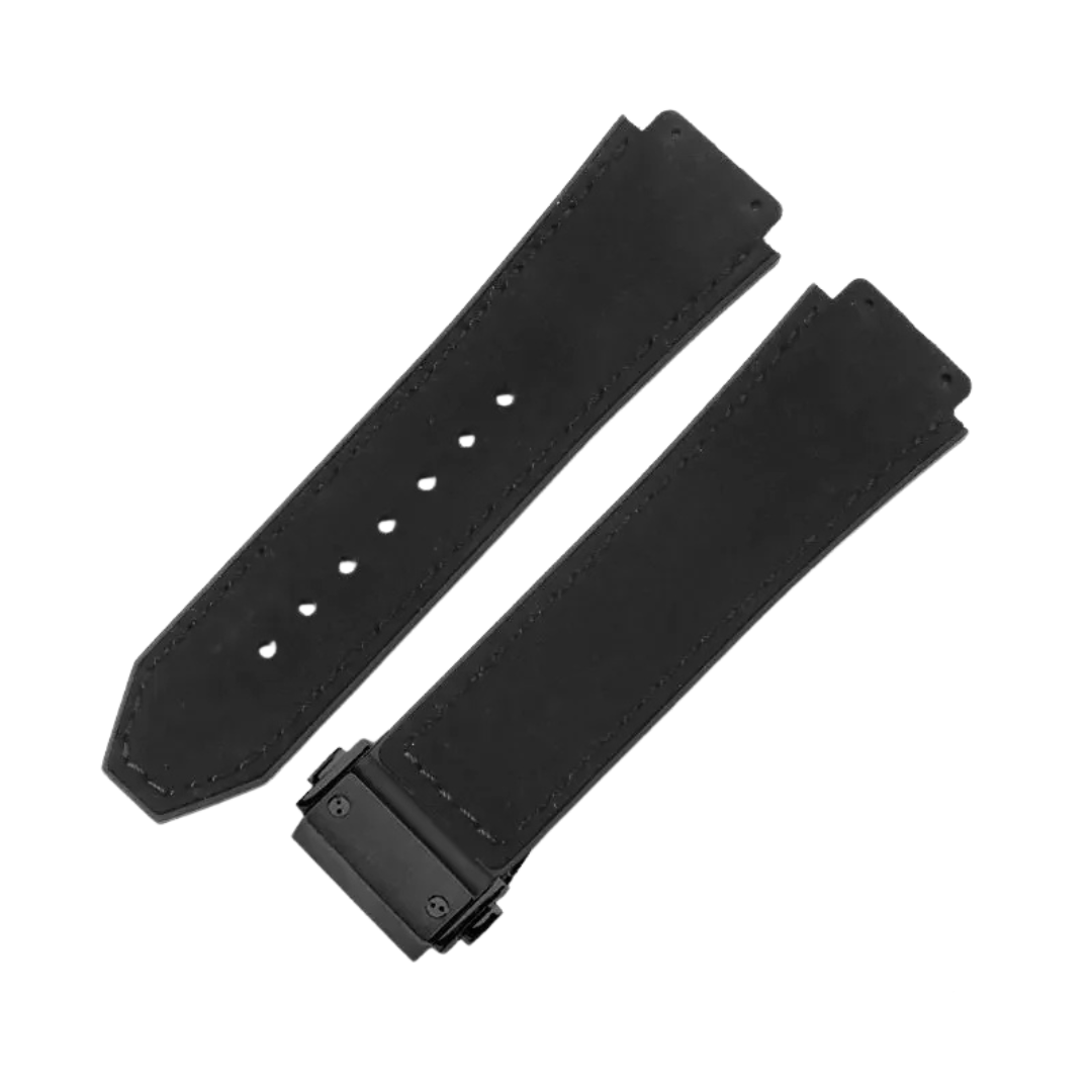 26x19mm Leather Strap for Hublot Classic Fusion Big Bang Army Green