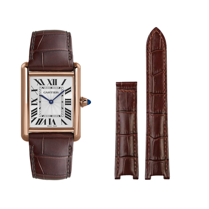 Oak Brown Genuine Leather Strap