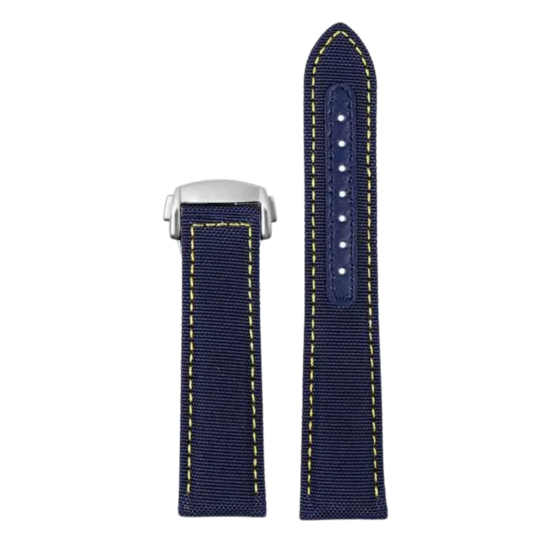 Blue & Yellow High Grade Nylon Sailcloth Strap
