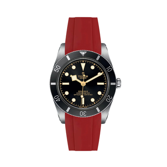 Wonderful Red Rubber Strap For Tudor