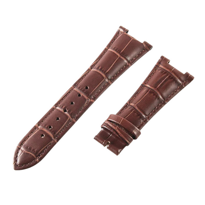 25mm Brown Cow Leather Strap for Patek Philippe Nautilus 5711/5712G