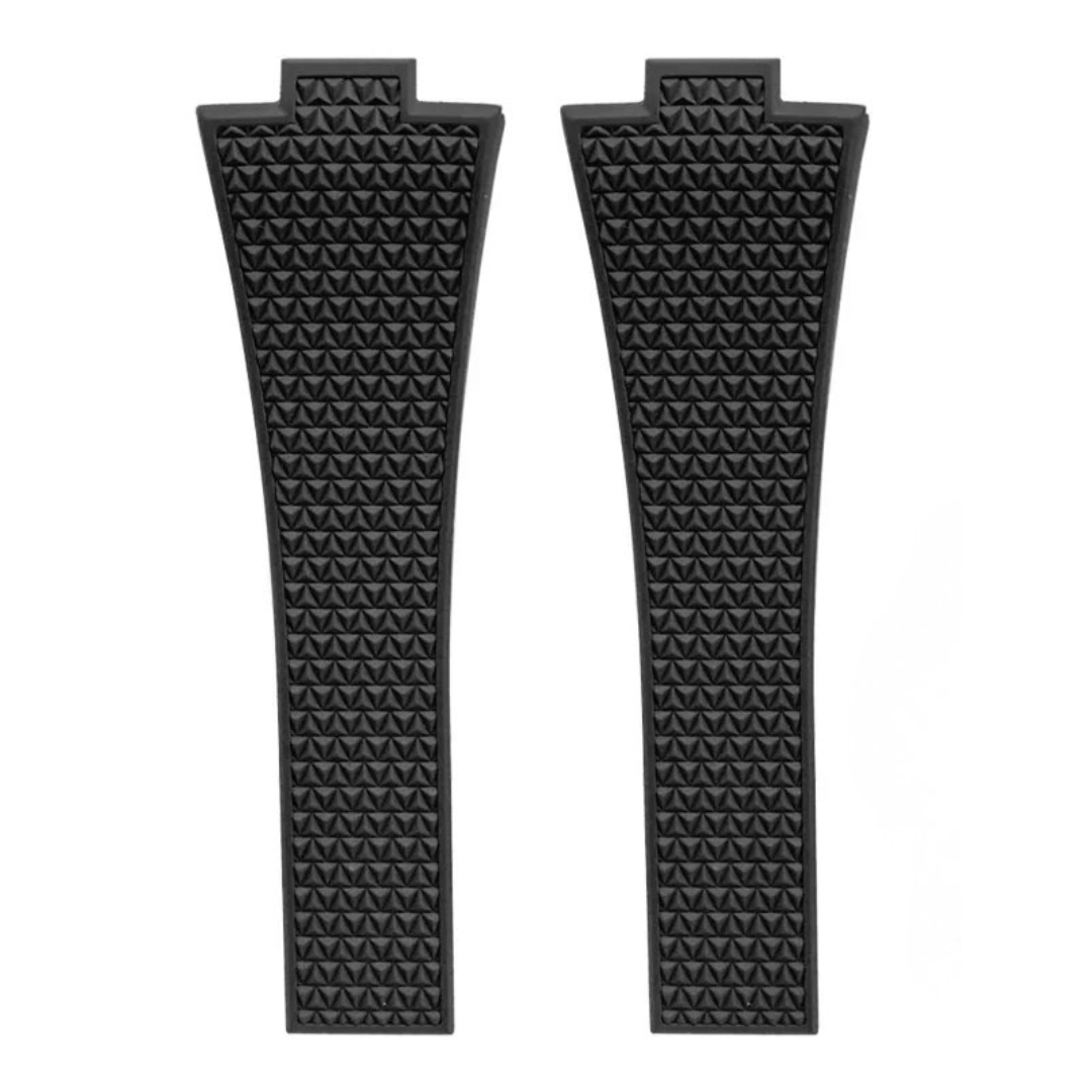 High Quality Cut to Size Strap for Tissot PRX Black - With Luxury Butterfly Clasp