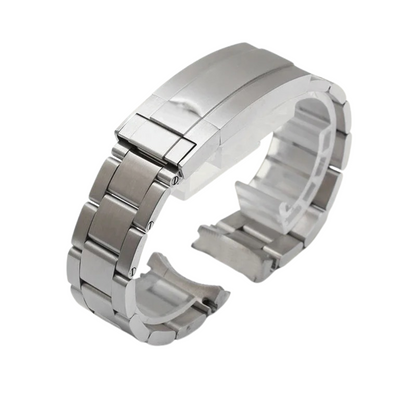 Oyster Style Strap for Rolex Polished - High quality Butterfly Clasp