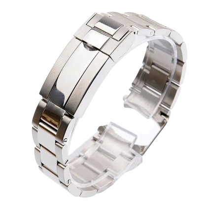 Polished Stainless Steel Oyster Strap