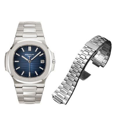 Metal Nautilus Strap For Patek Philippe - High Quality Butterfly Clasp