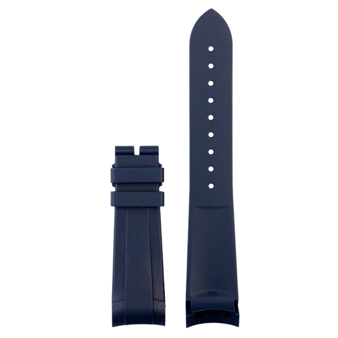 Matte Black Rubber Strap For Tudor