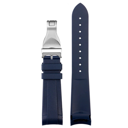 Matte Black Rubber Strap For Tudor