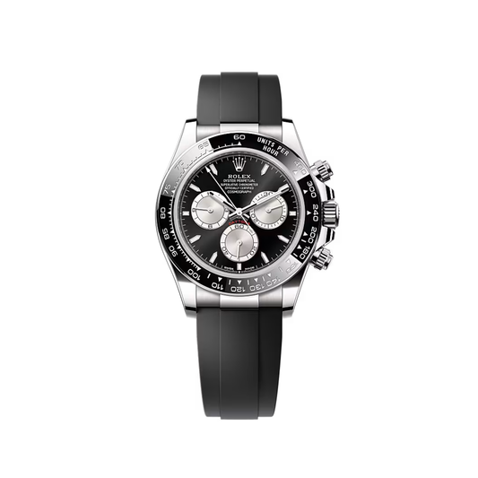 Midnight Lap Black Oysterflex Strap