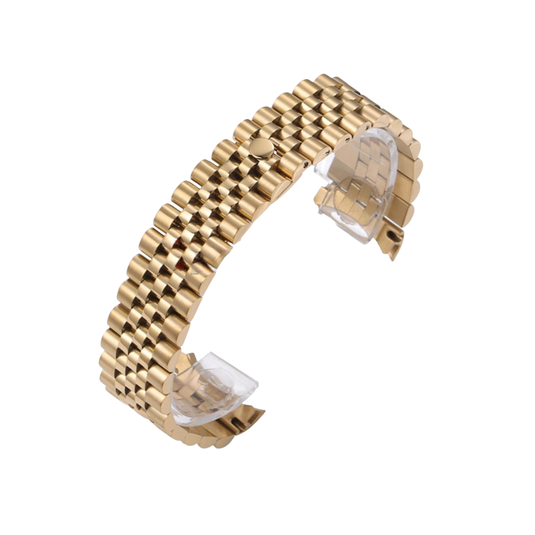 Stainless Steel Gold Jubilee Strap