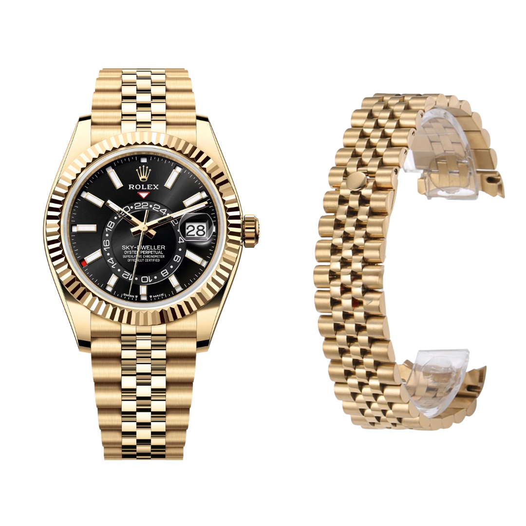 Stainless Steel Gold Jubilee Strap