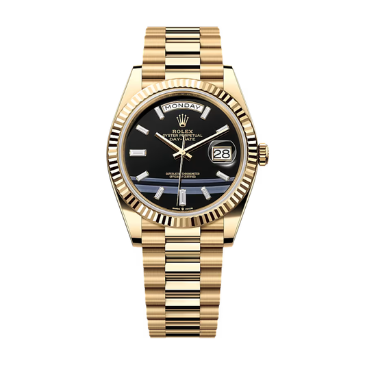 Gold Presidential Stainless Steel Strap