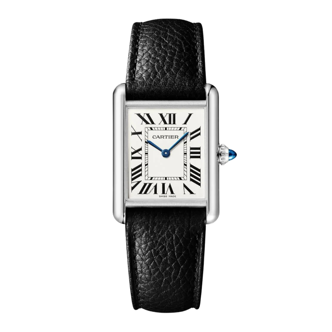 Shadow Black Cowhide Leather Strap
