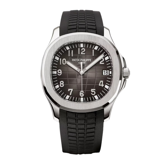 Ash Black Soft Silicone Aquanaut Strap