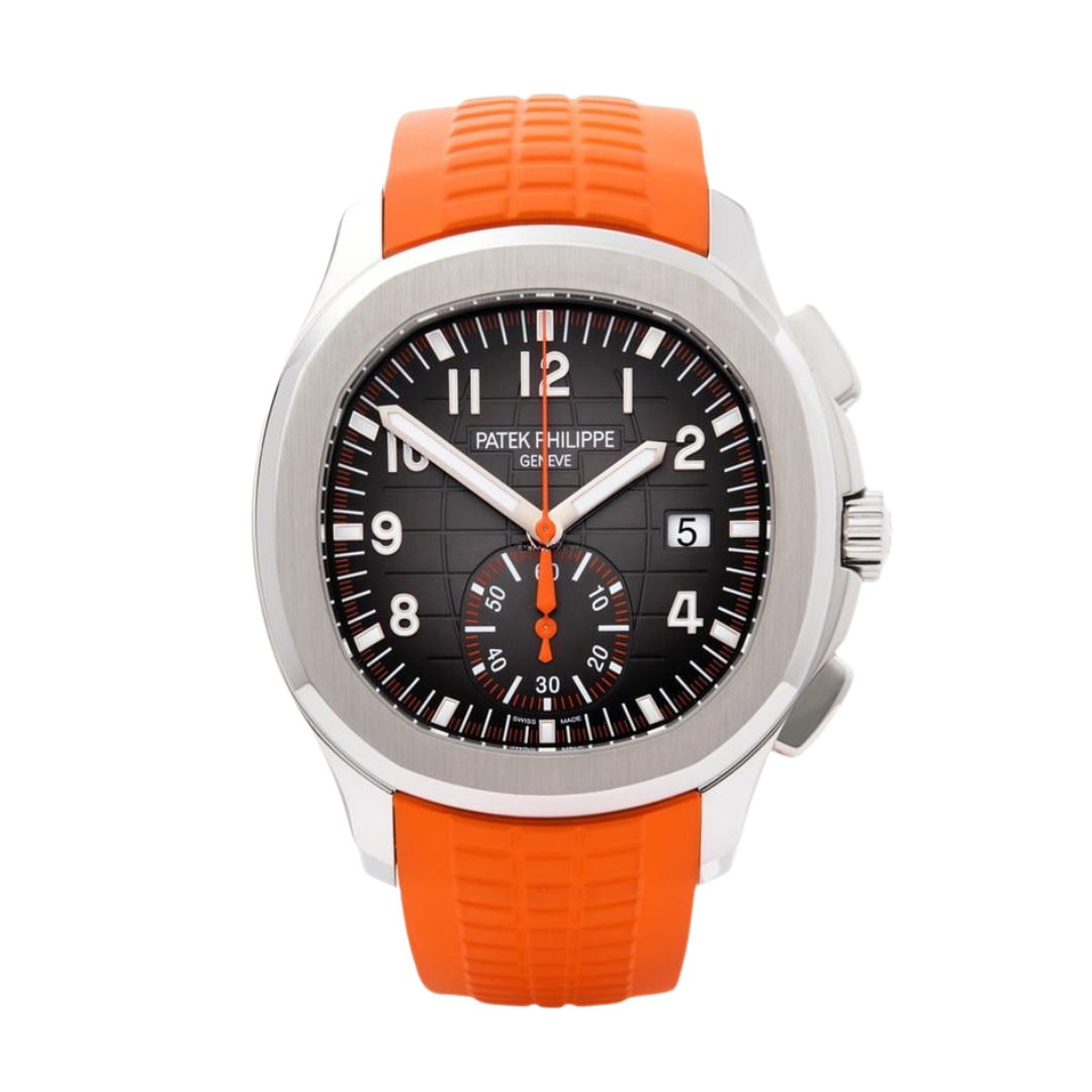Fire Orange Soft Silicone Aquanaut Strap