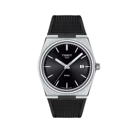 Midnight Black FKM Rubber Strap for Tissot PRX