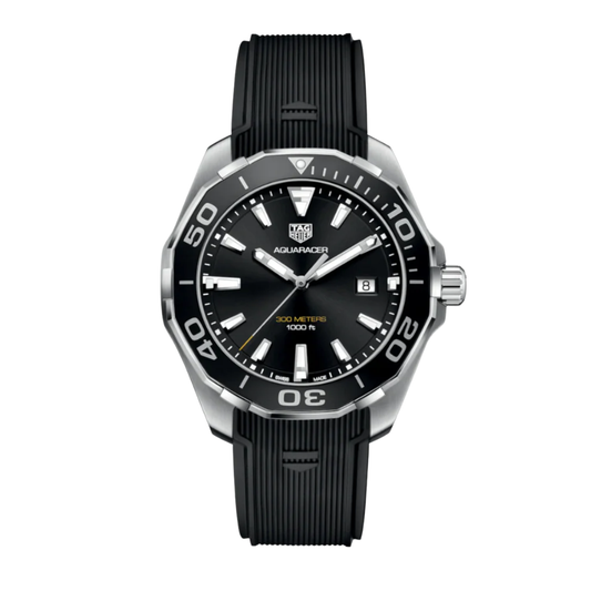 Onyx Black Silicone Rubber F1 Strap