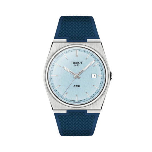 Navy Blue FKM Rubber Strap for Tissot PRX