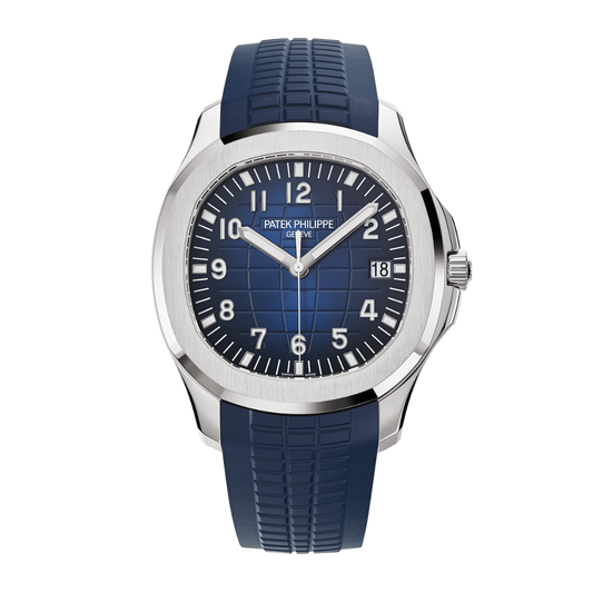 Midnight Navy Soft Silicone Rubber Aquanaut Strap