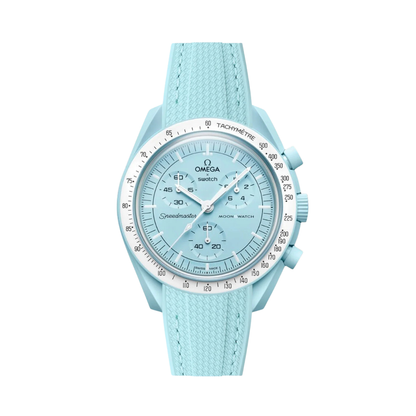 Miami Blue Silicone Rubber Strap
