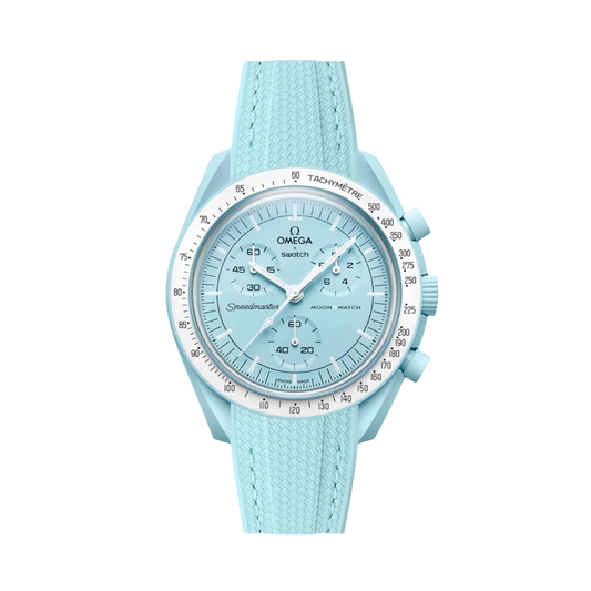 Miami Blue Silicone Rubber Strap